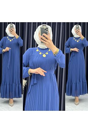 لباس حجاب آبی زنانه Balon Genel Markalar - کد 883643405