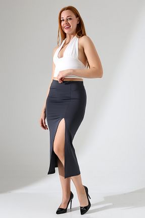دامن مشکی زنانه لیکرا Zula Moda - کد 883731312