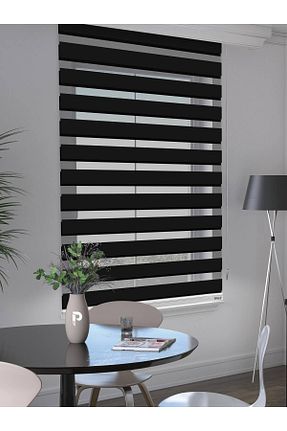 پرده کشوئی مشکی Zebra Perle - کد 883743364
