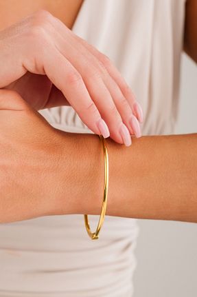 دستبند نقره زرد زنانه 925 عیار Vicenza Jewelery - کد 883756807