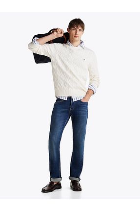 شلوار جین سرمه ای مردانه پارچه Tommy Hilfiger - کد 883800891