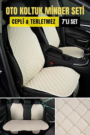 روکش صندلی خودرو بژ Ecarteks - کد 930441994