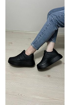 کفش اسنیکر مشکی زنانه بند دار Afşin - کد 864723879