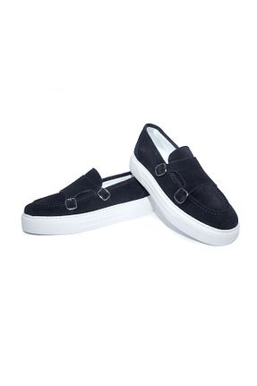 کفش کژوال سرمه ای مردانه پاشنه کوتاه (1 - 4 سانتی متر) GROZ STORE - کد 883835009