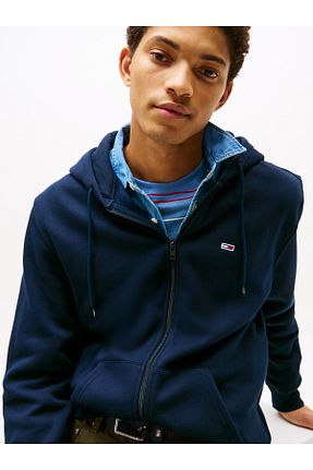 سوئیشرت سرمه ای مردانه ساده Tommy Hilfiger - کد 883839526