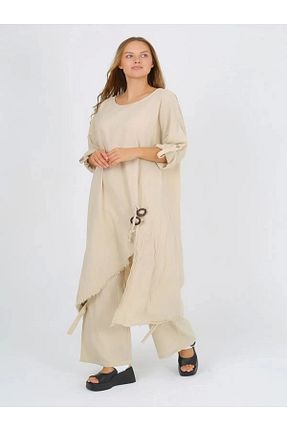 ست بالاتنه و پائین تنه رنگی زنانه بافت Butik - کد 883841869