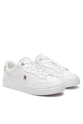 کفش کلاسیک طلائی زنانه چرم خالص Tommy Hilfiger - کد 883837068