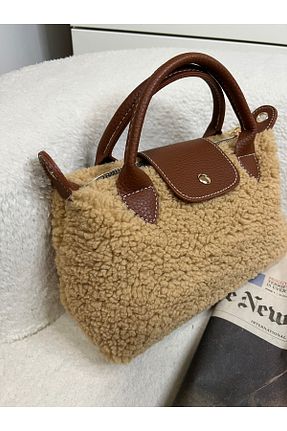 کیف دستی قهوه ای زنانه ابعاد کوچک ZEYZEYBUTİK - کد 883851480