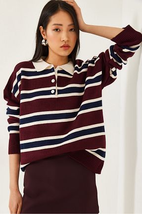 پلیور زرشکی زنانه Straight Bianco Lucci - کد 883845405