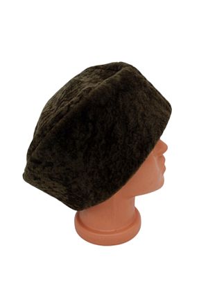 کلاه پشمی خاکی زنانه AbbasShop - کد 883844991