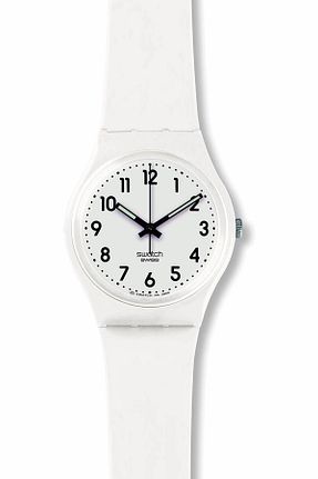 ساعت مچی سفید زنانه سیلیکون Swatch - کد 1986447