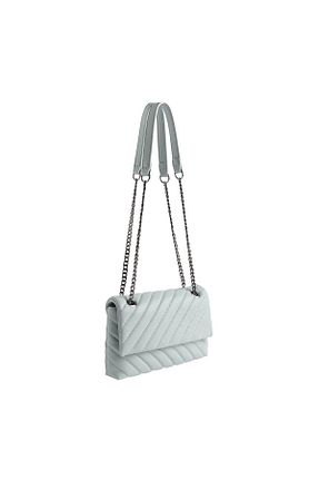 کیف دوشی متالیک زنانه چرم مصنوعی Parfois - کد 883853359