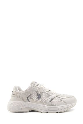 کفش اسنیکر بژ مردانه بند دار U.S. Polo Assn. - کد 842091724