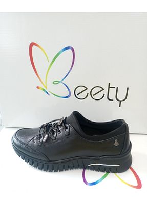 کفش کلاسیک مشکی زنانه چرم خالص Beety - کد 883856835