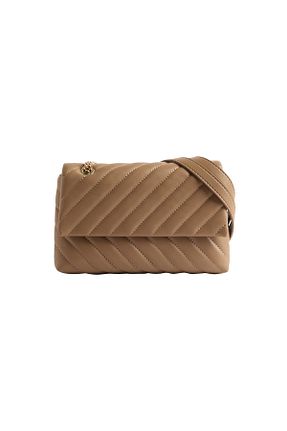 کیف دوشی قهوه ای زنانه چرم مصنوعی Parfois - کد 883853354