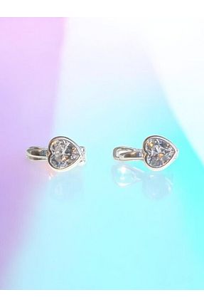 گوشواره نقره سفید بچه گانه 925 عیار LITTLELUXE - کد 883874573