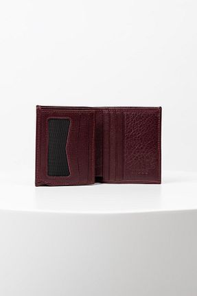 کیف پول زرشکی مردانه ابعاد کوچک bayderi - کد 93348296