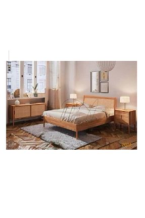 چارچوب تخت بژ چوب tarımarwoodhome - کد 883874989
