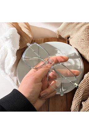 عینک محافظ نور آبی طوسی زنانه 52 Girit Optik - کد 883894907