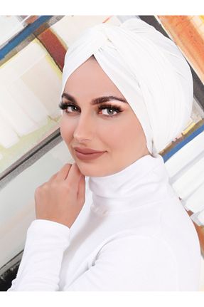 کلاه شنای حجاب سفید زنانه Differenza - کد 883890370