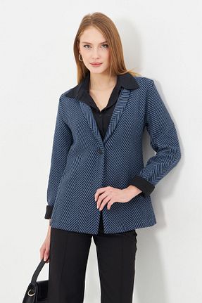 کت آبی زنانه Blazer armonika - کد 799398001