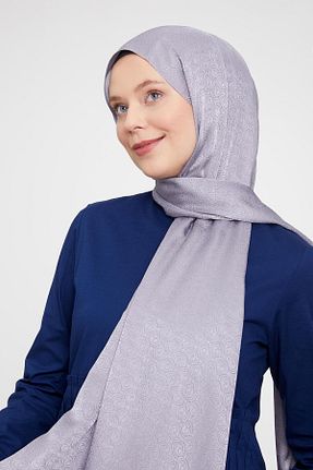 شال طوسی زنانه پلی استر Levidor - کد 883926854
