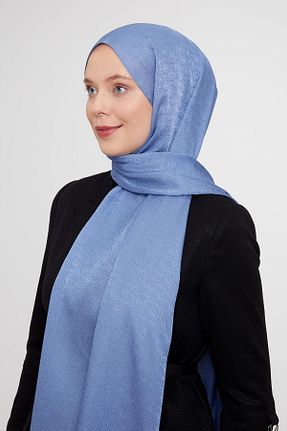 شال سرمه ای زنانه پلی استر Levidor - کد 883926837