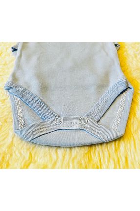 بادی و سرهمی نوزادی آبی بچه گانه پارچه anne dokunuşu gibi KUZUM BEBE - کد 839098272