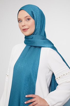 شال آبی زنانه پلی استر Levidor - کد 883926470