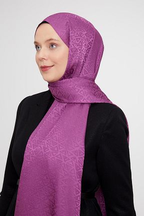 شال بنفش زنانه پلی استر Levidor - کد 883926335