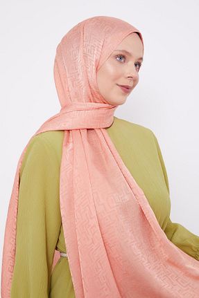 شال صورتی زنانه پلی استر Levidor - کد 883927298