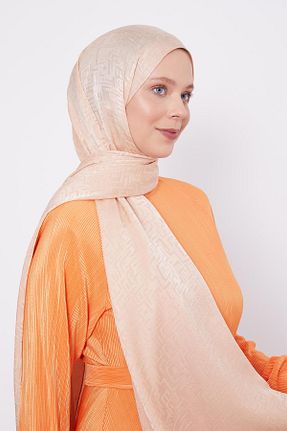 شال نارنجی زنانه پلی استر Levidor - کد 883926964