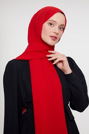 شال قرمز زنانه پلی استر Levidor - کد 883926089