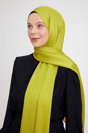 شال زرد زنانه پلی استر Levidor - کد 883926280
