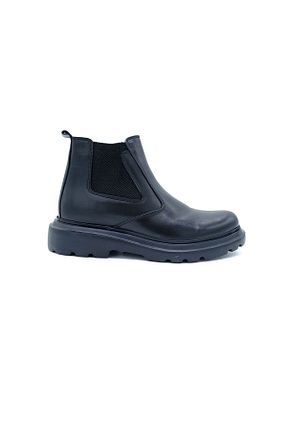 بوت / نیم بوت مشکی مردانه پاشنه تخت SÜVARİ - کد 883949820