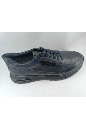 کفش کژوال سرمه ای مردانه چرم خالص KOMCERO - کد 883959292