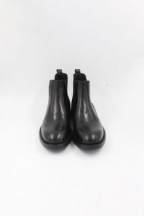 بوت / نیم بوت مشکی زنانه چرم خالص ENDİCAN - کد 883997823