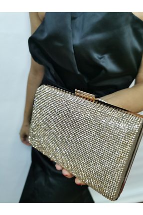 کیف مجلسی طوسی زنانه چرم مصنوعی MODA - کد 884007091