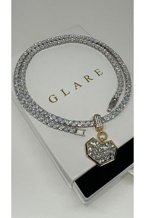 گردنبند استیل ( فولاد ) زنانه استیل ضد زنگ GLARE JEWELRY - کد 884022847