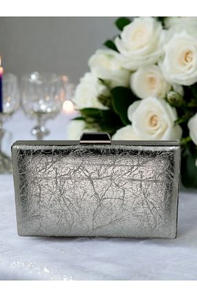 کیف مجلسی طوسی زنانه چرم مصنوعی Biçanta - کد 884061756