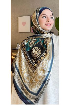 شال سبز زنانه ویسکون Organic Scarfs - کد 870697151
