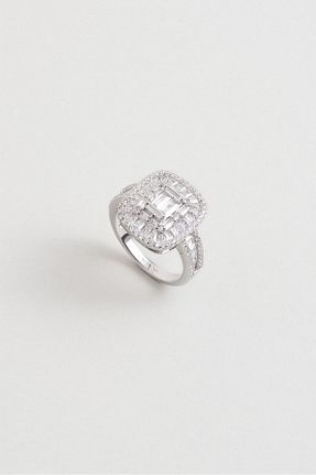 انگشتر نقره سفید زنانه 925 عیار So Chic - کد 884094097