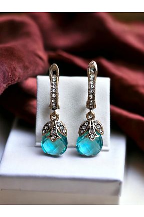 گوشواره جواهر متالیک زیرکن FAYRA ACCESSORIES - کد 800923317