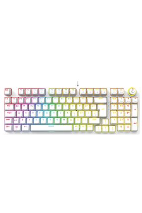 کیبورد گیمر سفید Rampage - کد 884115238