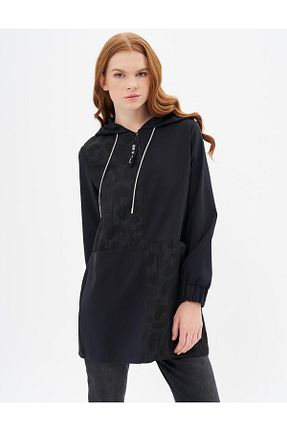 سوئیشرت حجاب مشکی زنانه بافتنی Kayra - کد 884113549