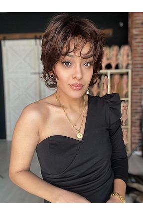 کلاه گیس قهوه ای زنانه Suzan Peruk - کد 884113729