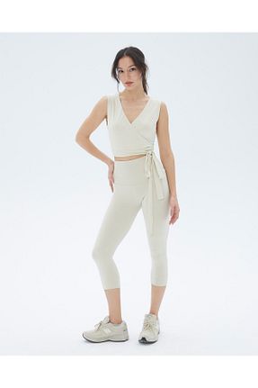 بلوز بژ زنانه ساده Ayma Active - کد 695130525