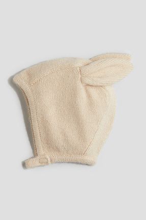 کلاه بژ بچه گانه پنبه ای H&M - کد 884166818