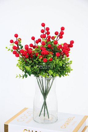 گل خشک و مصنوعی قرمز Yapay Çiçek Deposu - کد 883836035