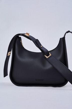 کیف دوشی مشکی زنانه چرم مصنوعی bag&more - کد 878550535